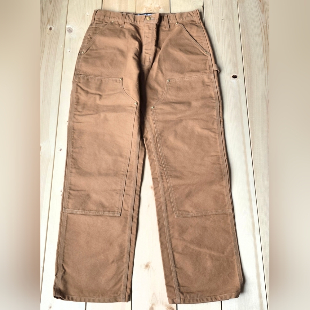 Carhartt B01 BRN Loose Fit Double Knee Utility Pants 34X30 - Picture 2 of 11
